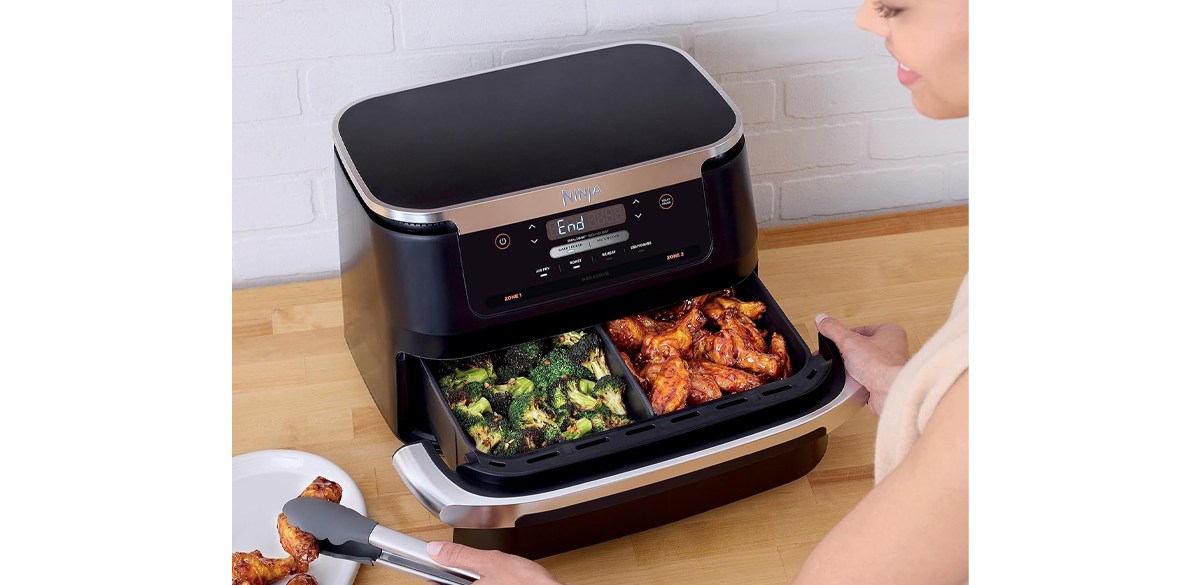 Ninja Foodi FlexBasket Air Fryer with 7-Quart MegaZone