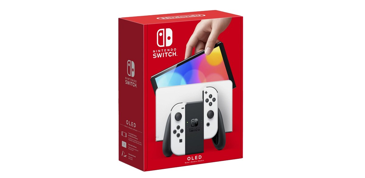 Nintendo OLED with White Joy-Con White, Nintendo Switch