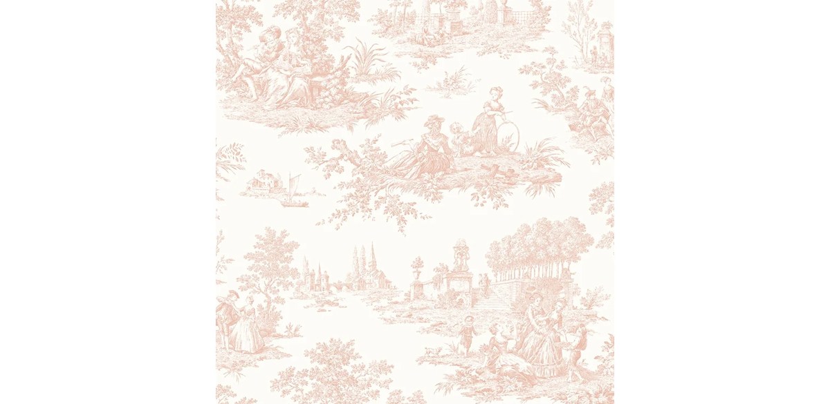 One Allium Way Spurling Peel & Stick Toile Roll