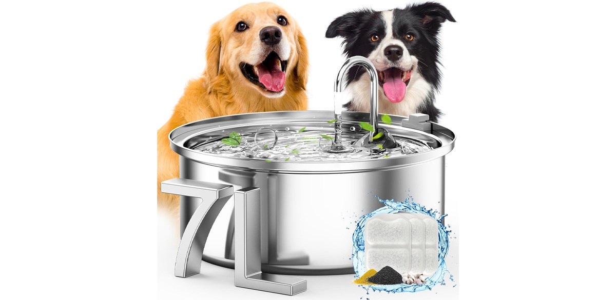 Oneisall Dog Water Fountain