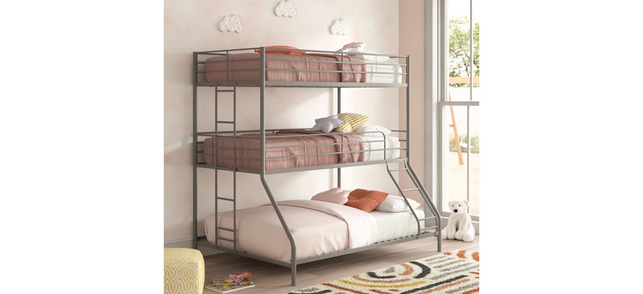 Preece Metal Triple Bunk Bed