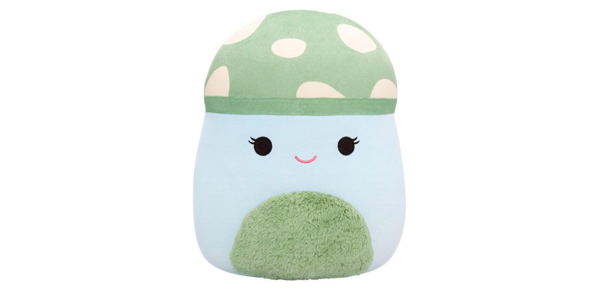 Squishmallows Original 12-Inch Bo Lynn Teal Spotted Mushroom