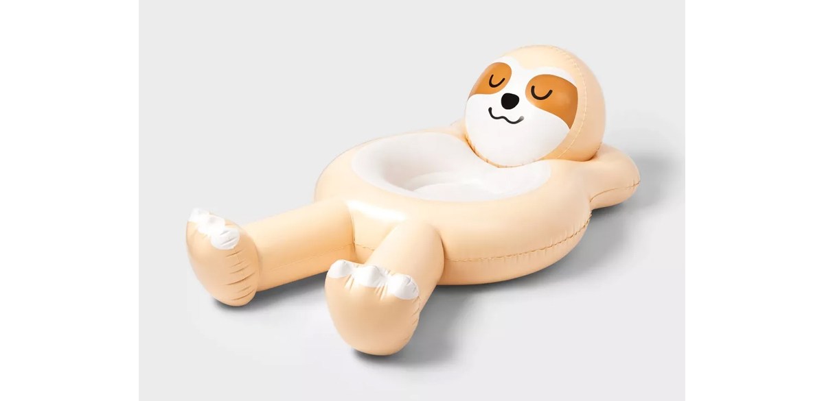 Sun Squad Sloth Pool Float