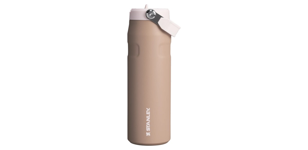 The Almond Rose IceFlow Bottle with Flip Straw Lid