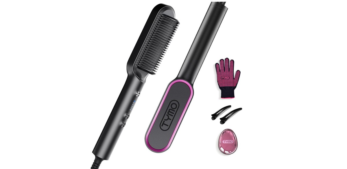 TYMO Ring Hair Straightener Comb Straightening Brush