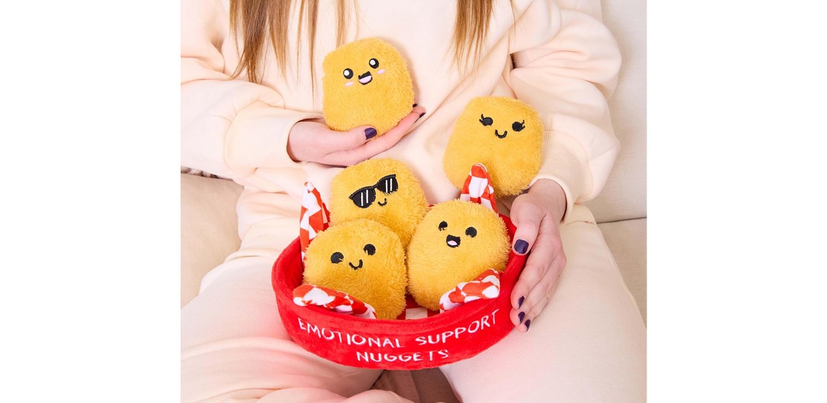 What Do You Meme Emotional Support Nuggets - Plush Nuggets Stuffed Animal