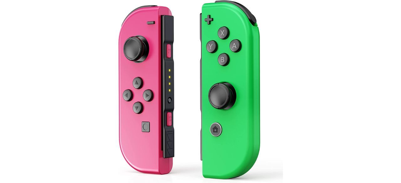 Pink and Green switch joy cons