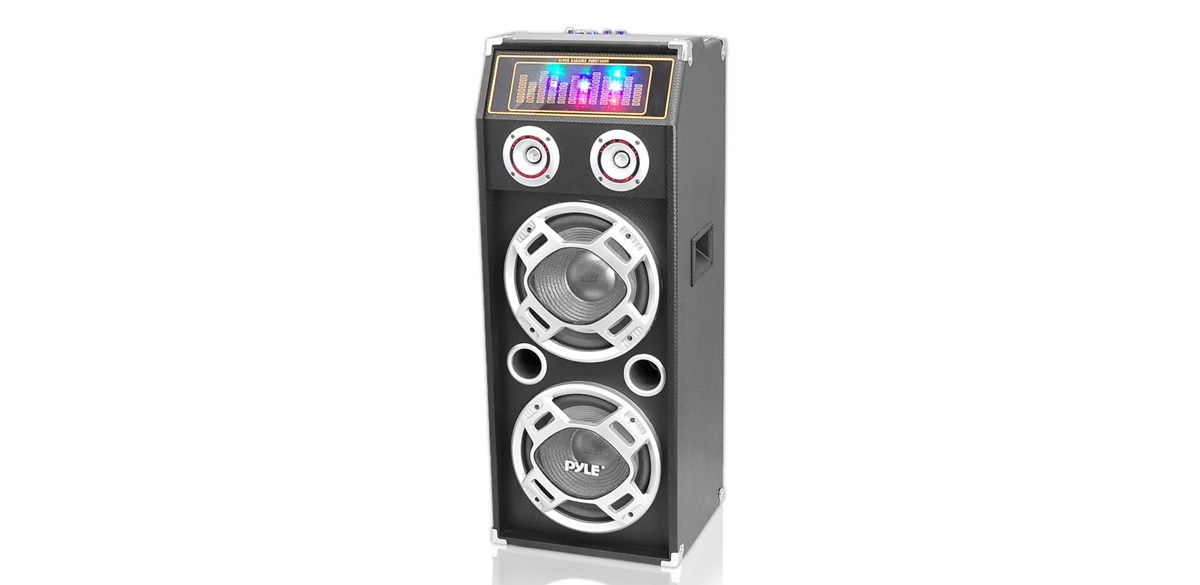 1000 Watt Disco Jam Powered Two-Way Bluetooth Speaker System