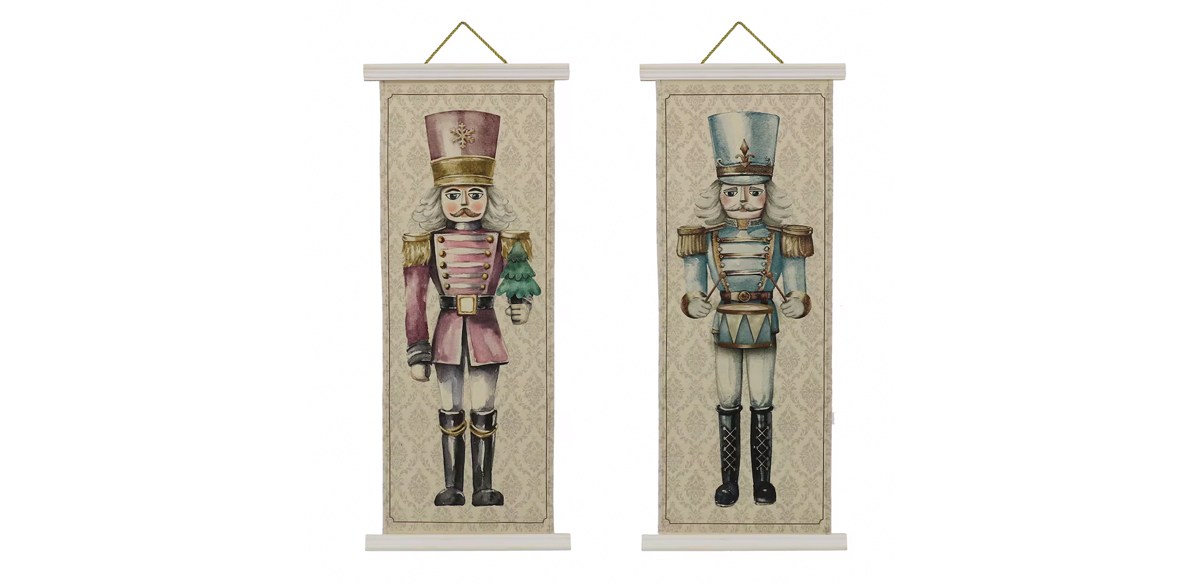 Ashland 24.25 inch Assorted Nutcracker Wall Banner