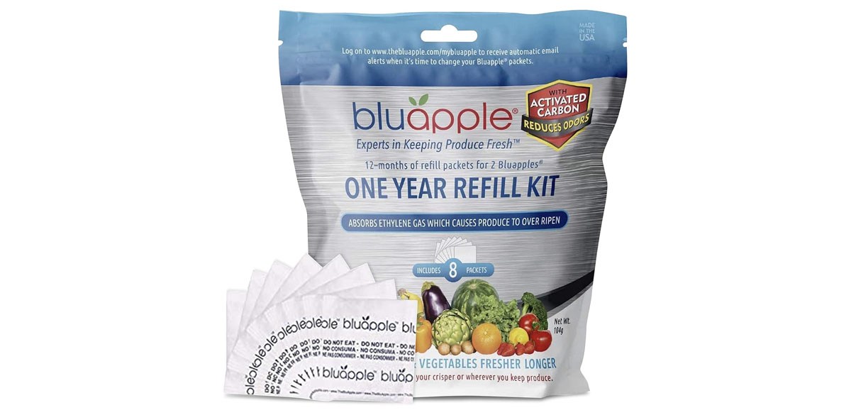 Bluapple Produce Saver Ethylene Gas Absorber 1 Year Refill Kit