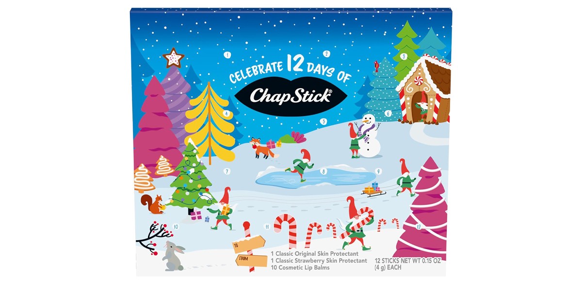 ChapStick 12 Days of Holiday Advent Calendar