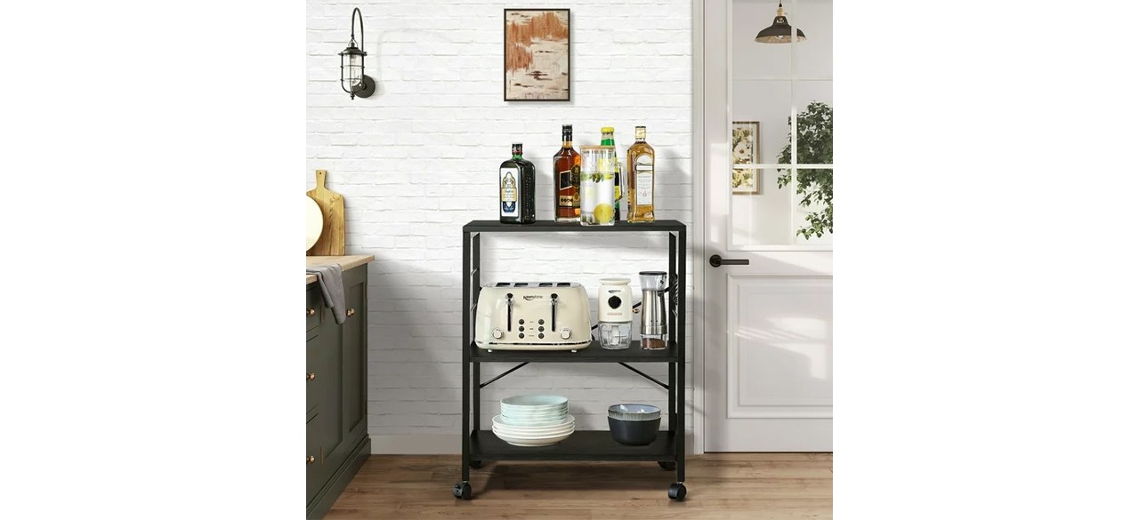 Cheflaud Kitchen Microwave Cart