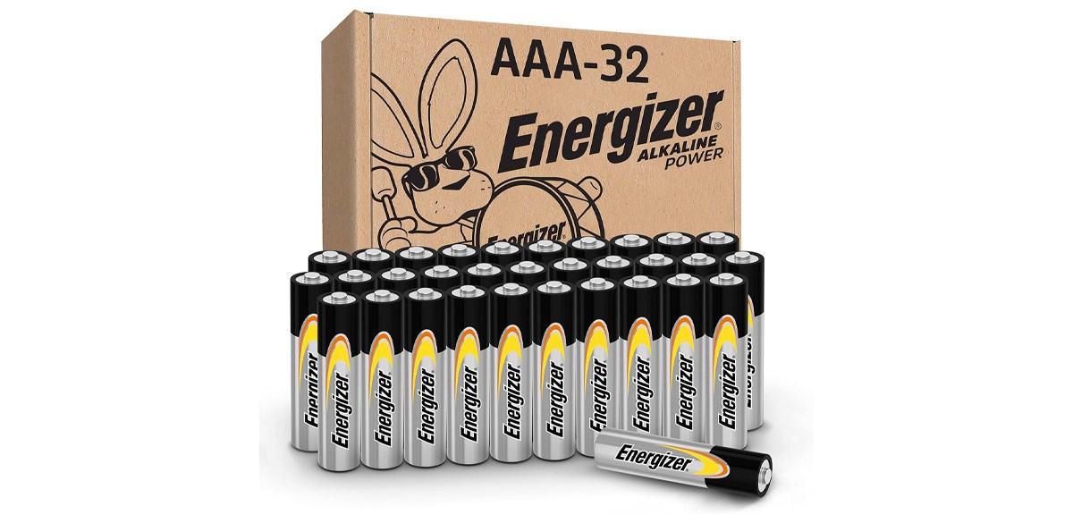 Energizer Alkaline Power AAA Batteries, 32-Count