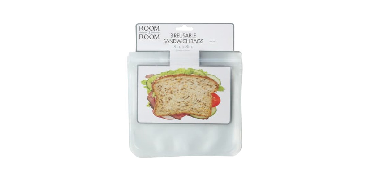 Five Below BPA-Free Reusable Sandwich Bags 3-Count