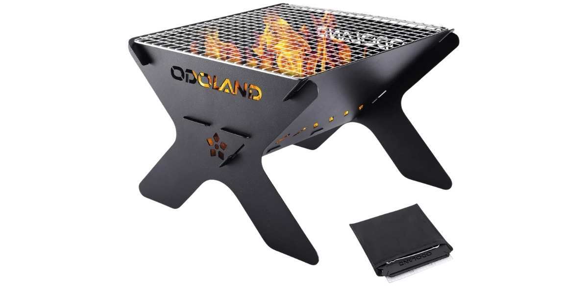 Odoland Camping Campfire Grill