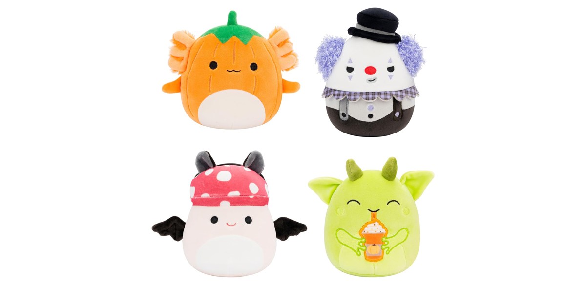 Squishmallows Original 5-Inch Halloween 4-Pack