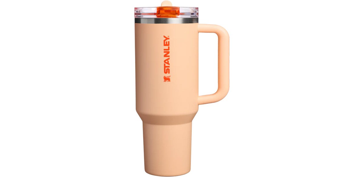 The Quencher ProTour Flip Straw Tumbler, 40 OZ-Orange Sherbet
