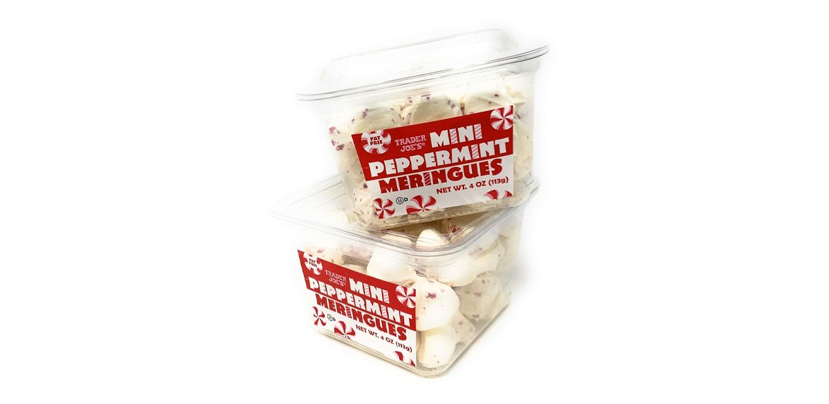 Trader Joe's Mini Peppermint Meringues