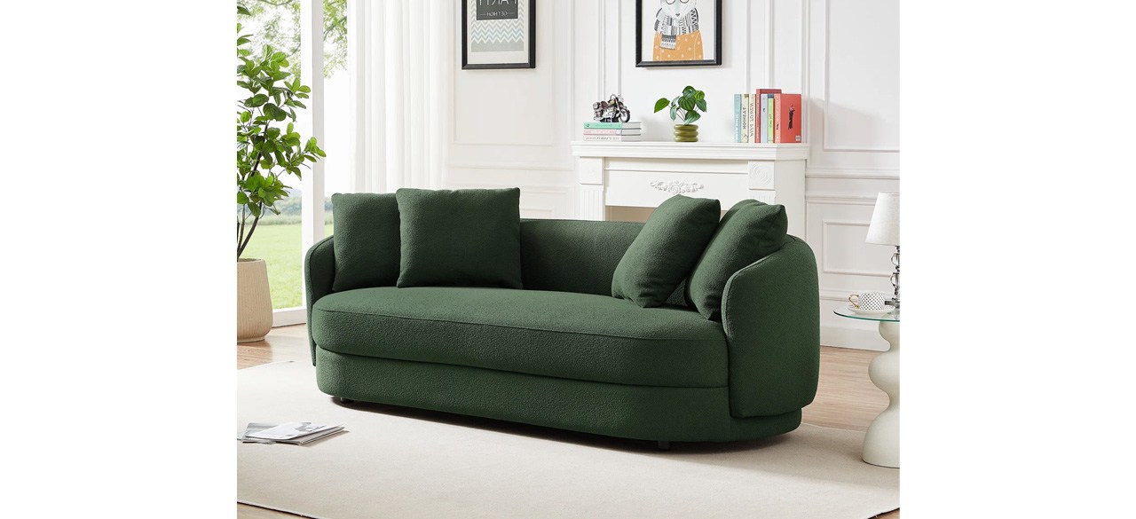 Green Wade Logan Aubreir Upholstered Sofa