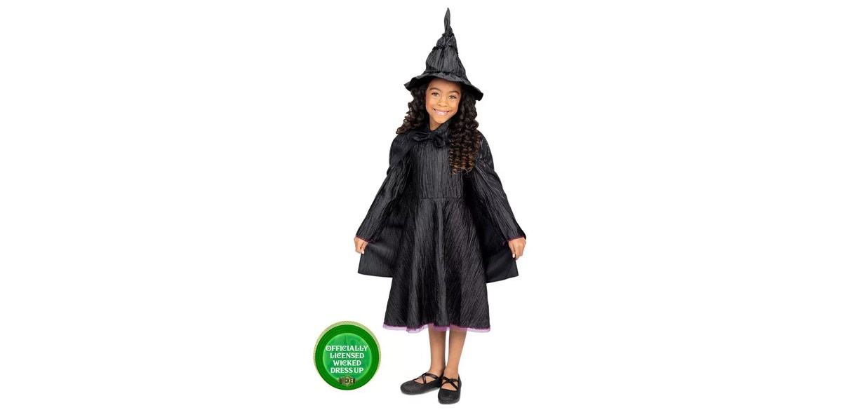 Wicked Deluxe Elphaba Black Defying Gravity Dress Up Set