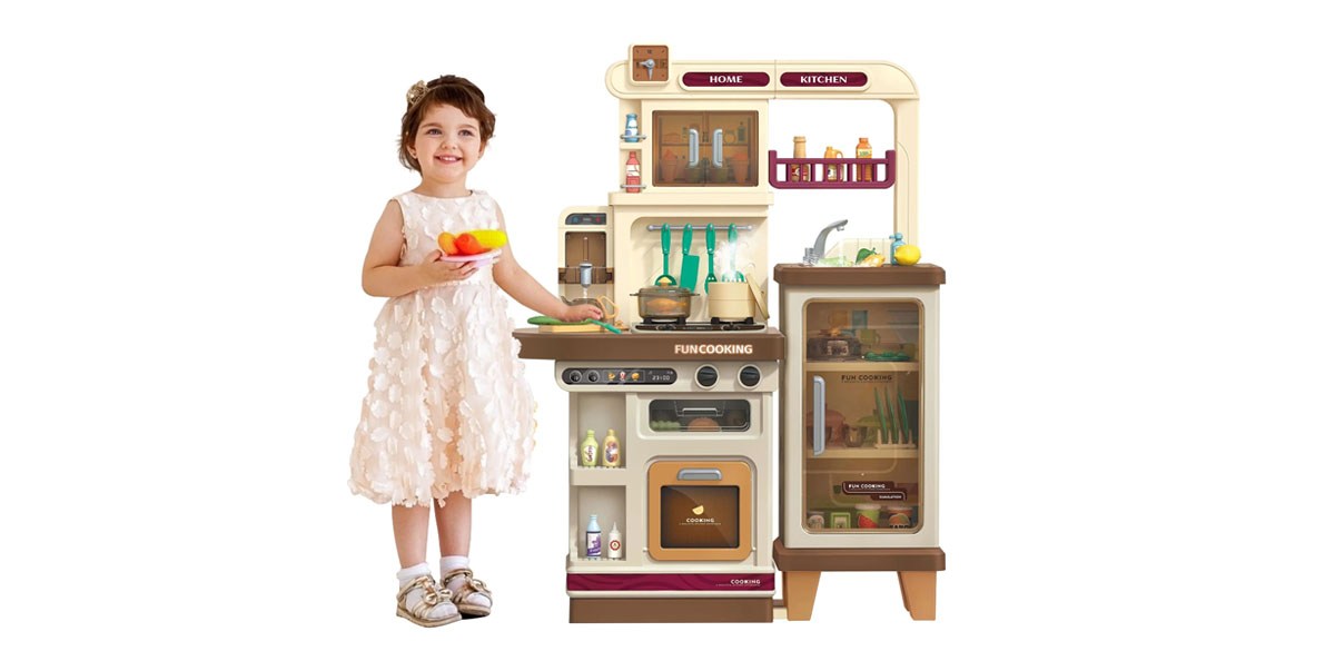 Yexmas 40.6Inch Play Kitchen Set for Kids