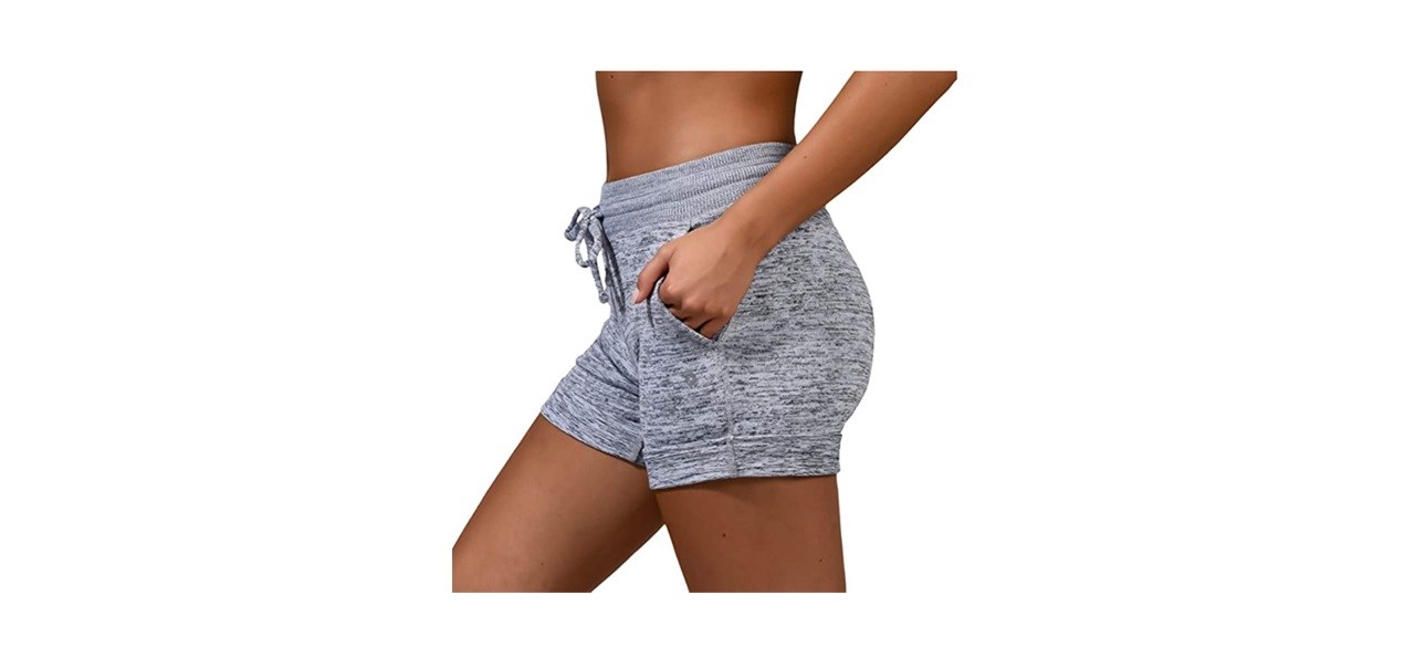 90 Degree by Reflex Soft Comfy Activewear Lounge Shorts