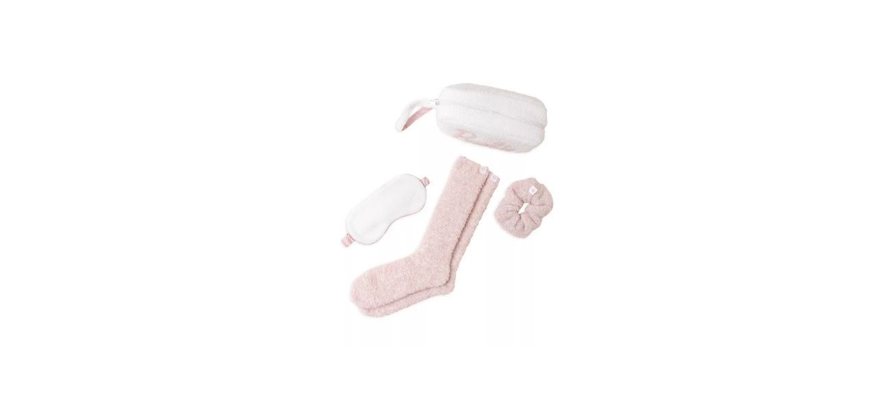 Barefoot Dreams CozyChic Barbie Eyemask, Scrunchie, Sock Set 