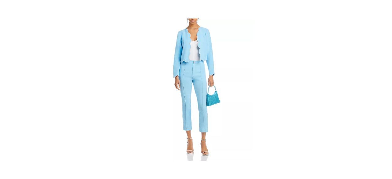 “Barbie” The Movie x Aqua Scalloped Tweed Jacket And Pants