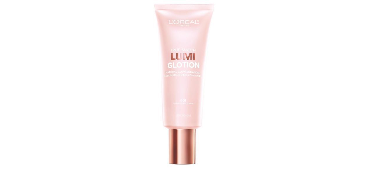 L'Oréal Paris Makeup True Match Lumi Glotion Natural Glow Enhancer Lotion on white background