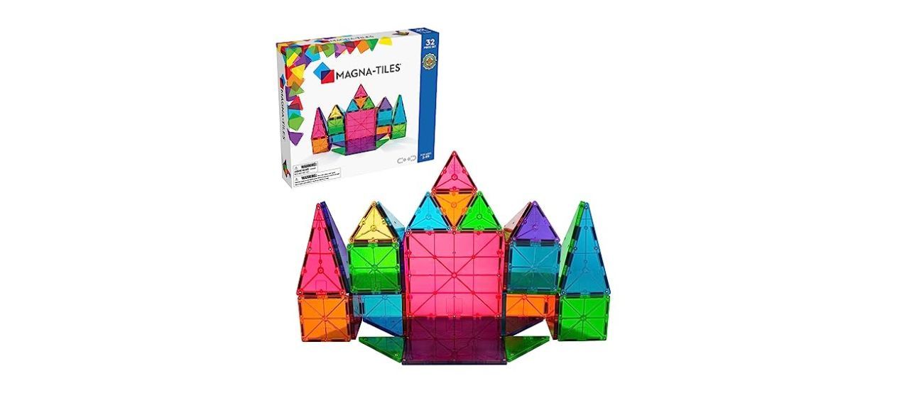 Magna-Tiles Classic 32-Piece Magnetic Construction Set