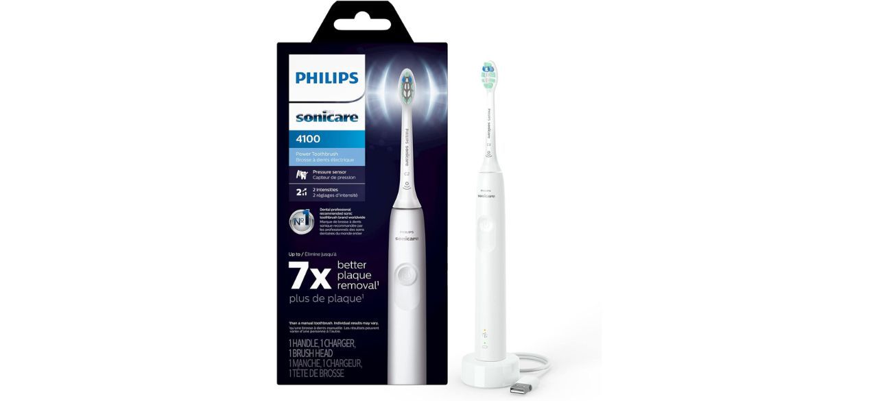 Philips Sonicare 4100 Power Toothbrush on white background