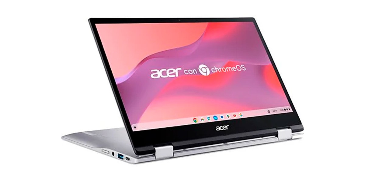 Acer Chromebook Spin 714 on white background