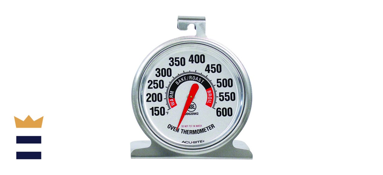 AcuRite Stainless Steel Oven Thermometer