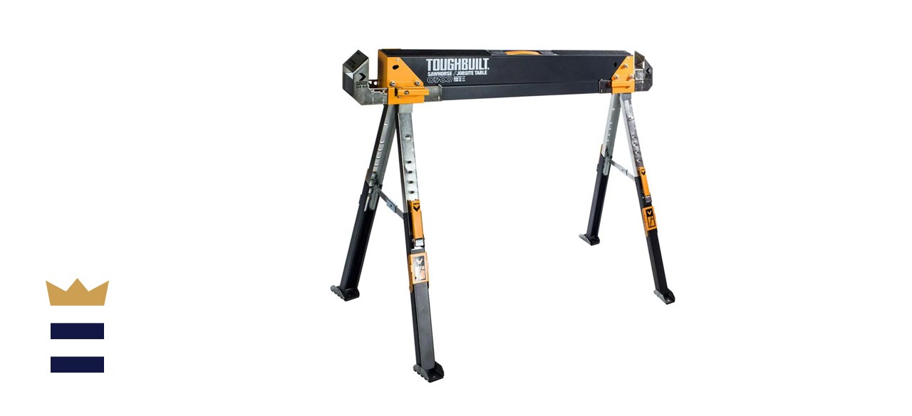 Adjustable Height and Width Steel Sawhorse