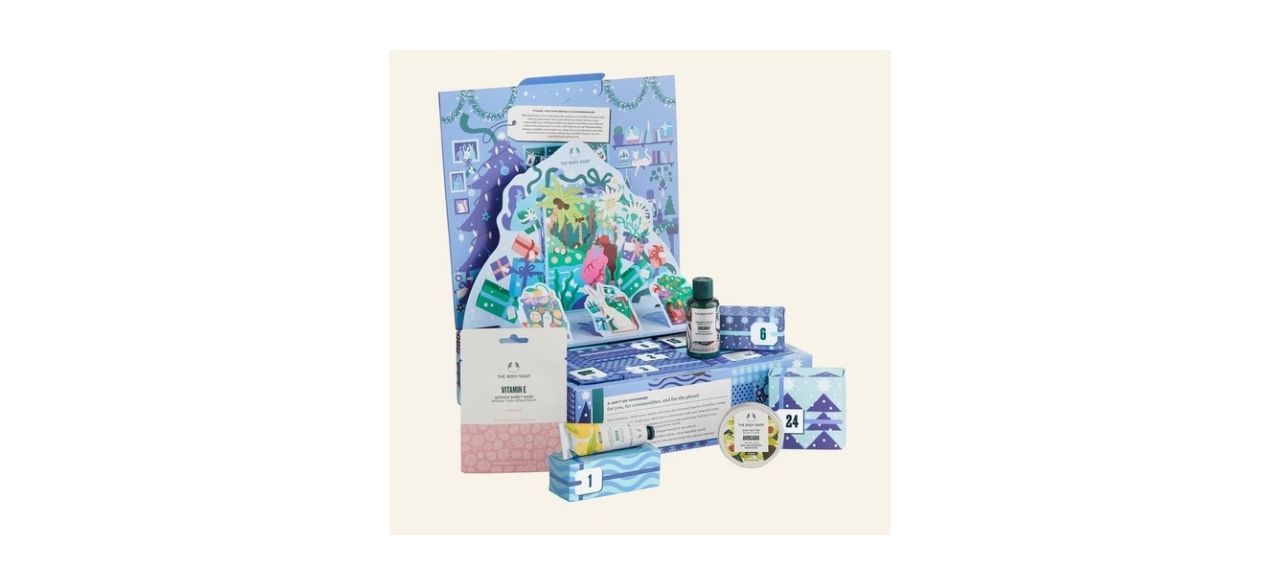 The Body Shop The Advent of Change advent calendar with beauty products