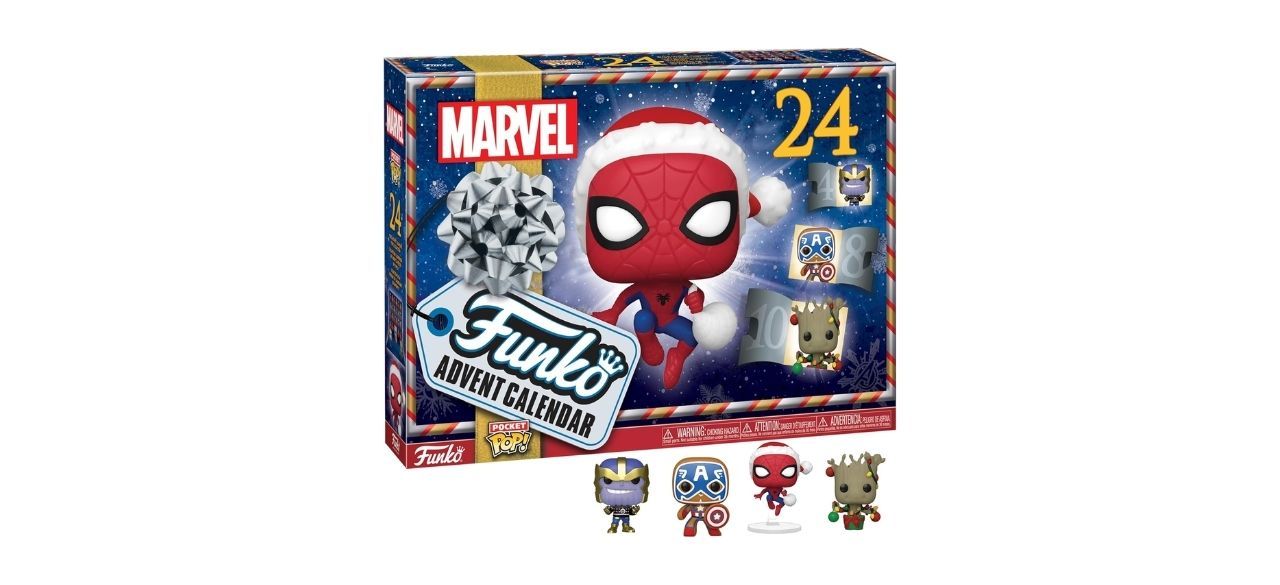 Funko Pop! Advent Calendar: Marvel box with 4 featured figurines