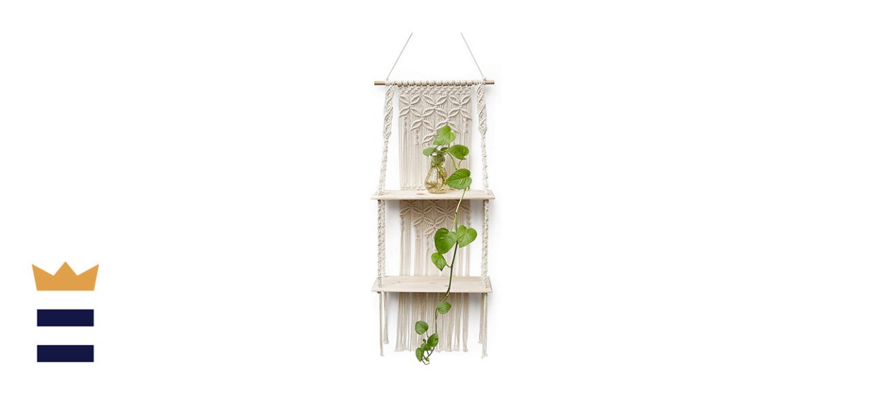 Afuly Macrame Wall Hanging Shelf Afuly Macrame Wall Hanging Shelf
