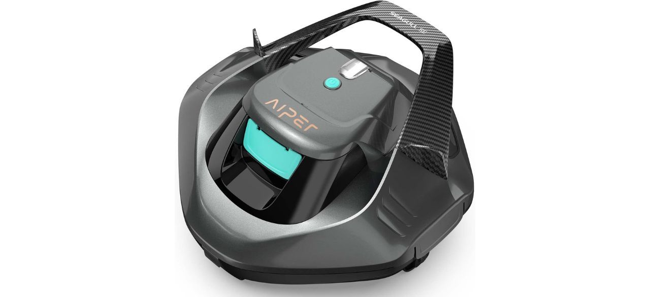 AIPER Cordless Robotic Pool Vacuum on white background