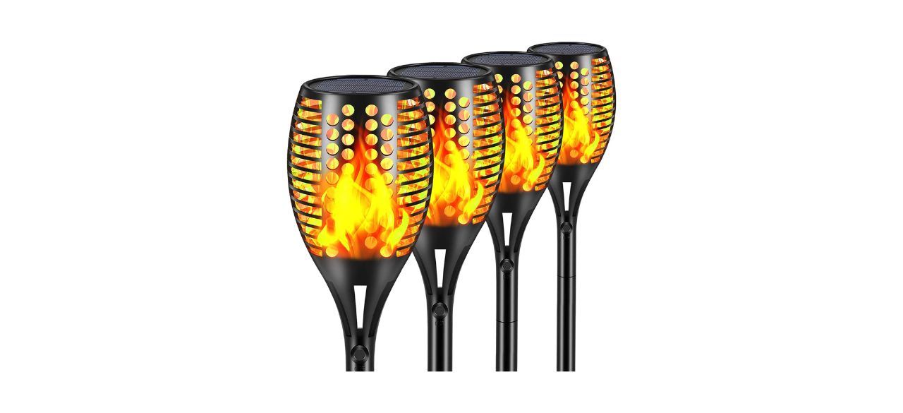 Aityvert Solar Torch Lights, Set of 4