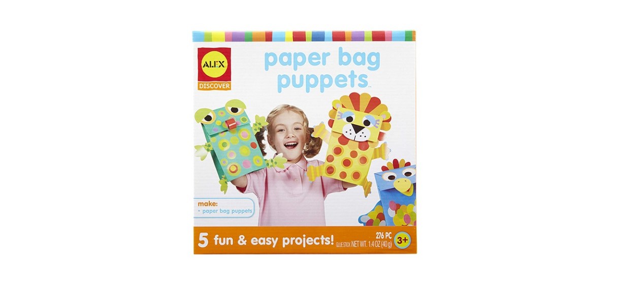 Alex Toys Paper Bag Puppets Activity Kit
