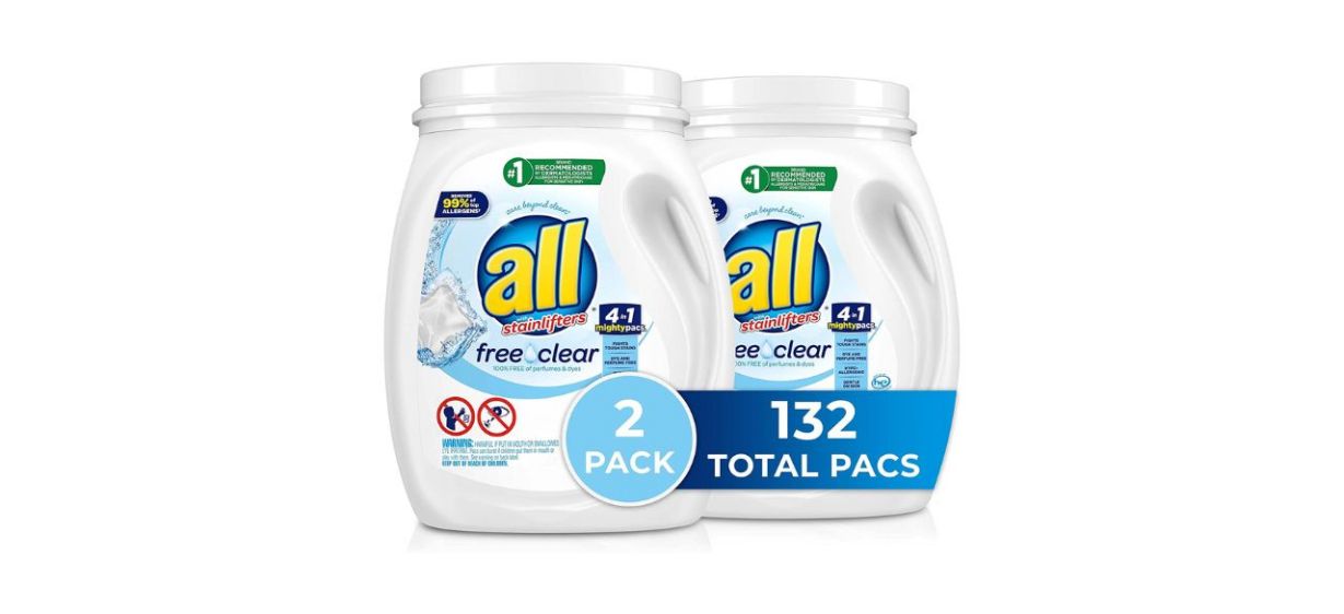 All Laundry Detergent Pacs