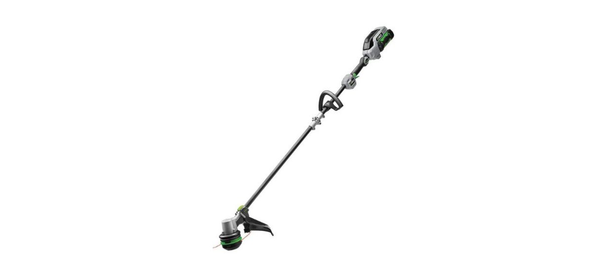 EGO Power+ ST1521S 15-Inch String Trimmer on white background EGO Power+ ST1521S 15-Inch String Trimmer on white background
