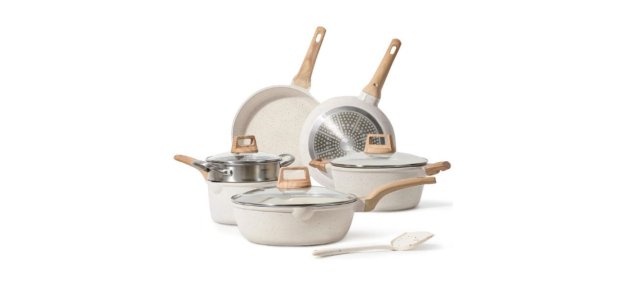 Karote pot and frying pan set