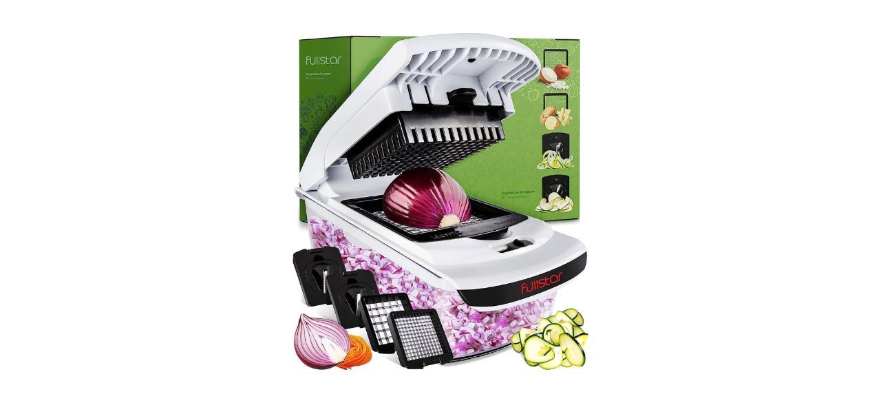 Full Star Vegetable Chopper Chopped Onions