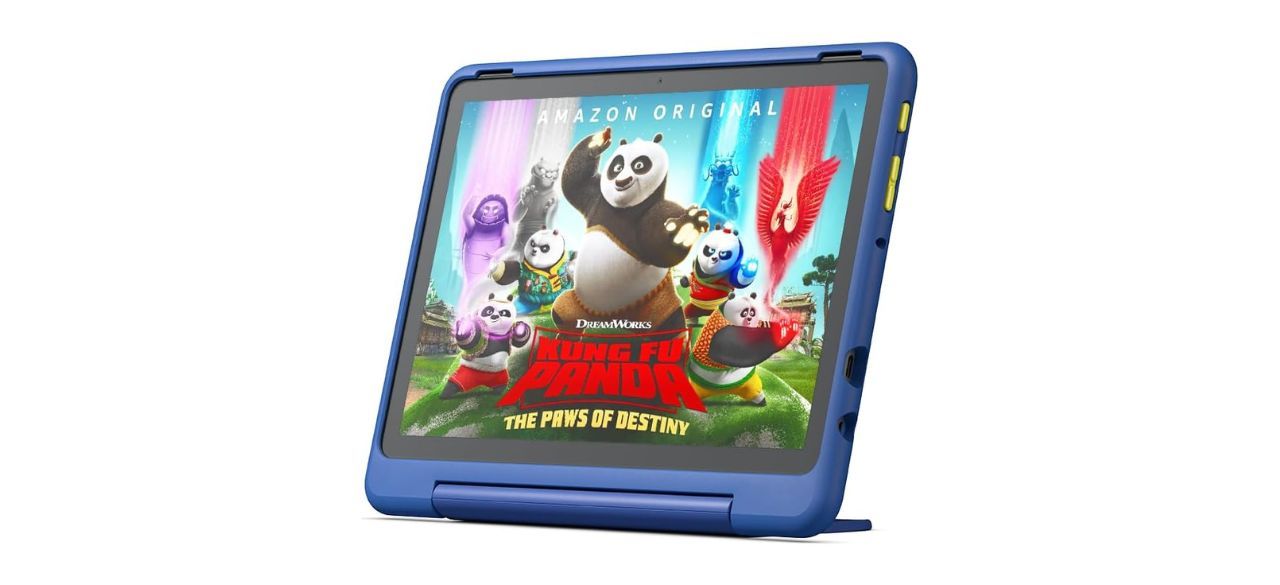 All-new Amazon Fire HD 10 Kids Pro Tablet (2023 release) in blue