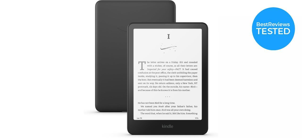 Amazon Kindle Paperwhite on white background