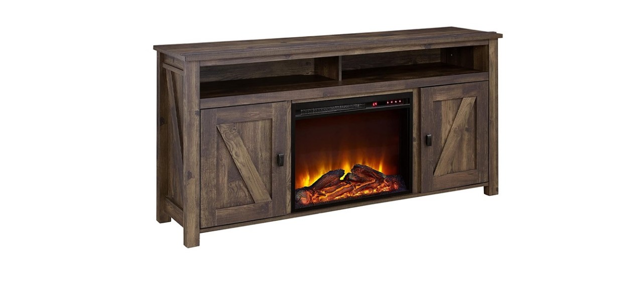 Ameriwood Home Farmington Electric Fireplace TV Console