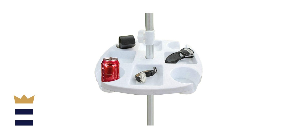 AMMSUN 17-inch Beach Umbrella Table Tray
