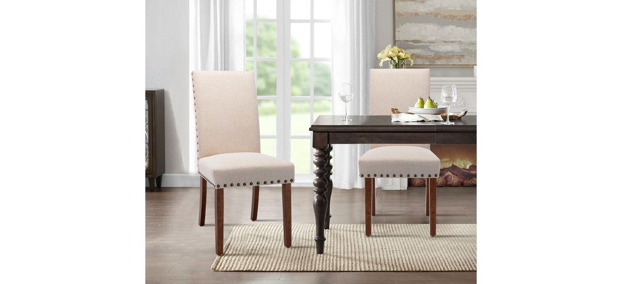 Andover Mills Bontrager Linen Dining Room Parsons Chair