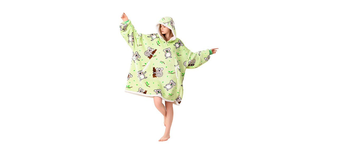 Angelhood Wearable Blanket With Hoodie